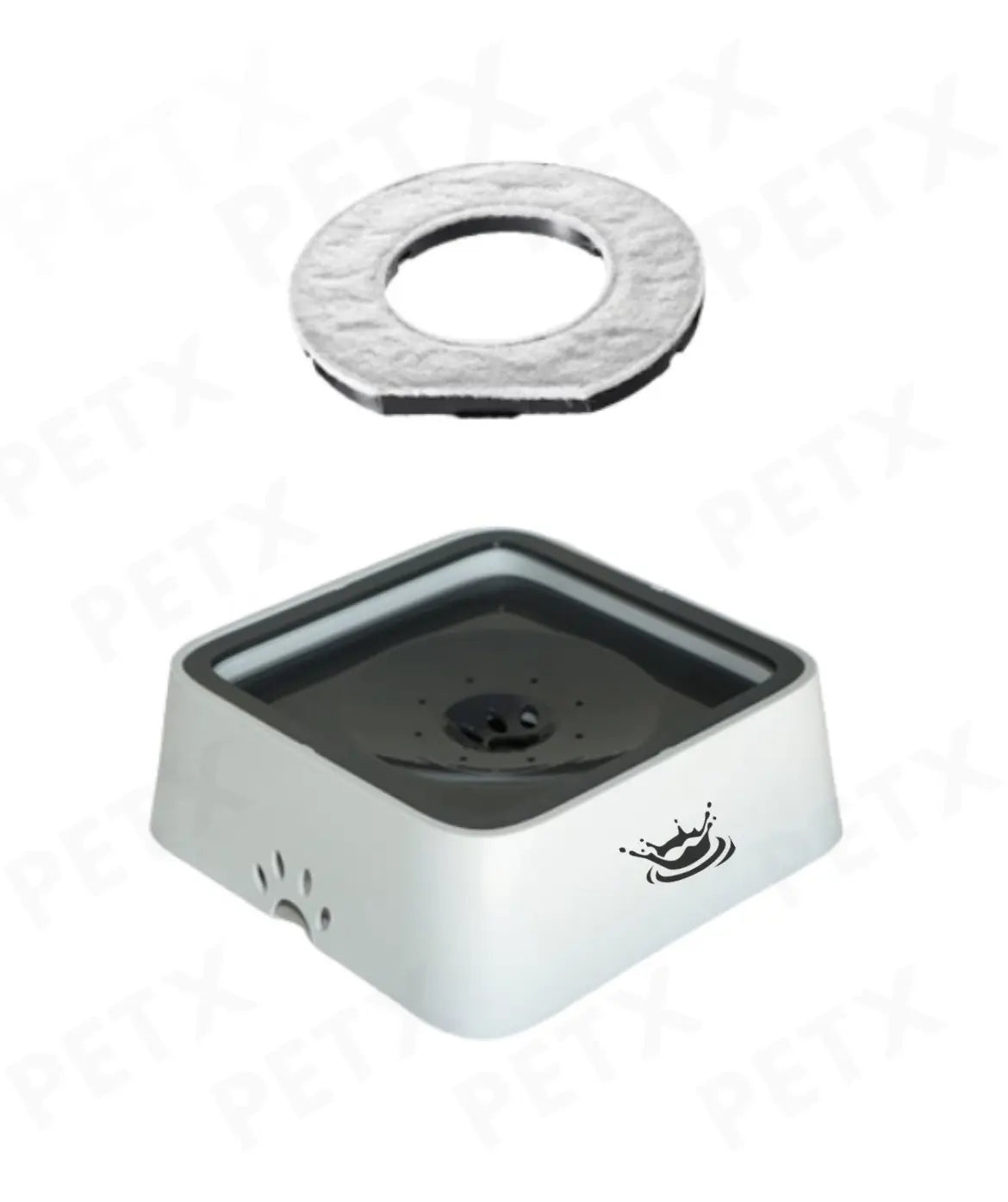 PetX™ Zero Splash Water Bowl – Clean & Filtered 2L PetX™