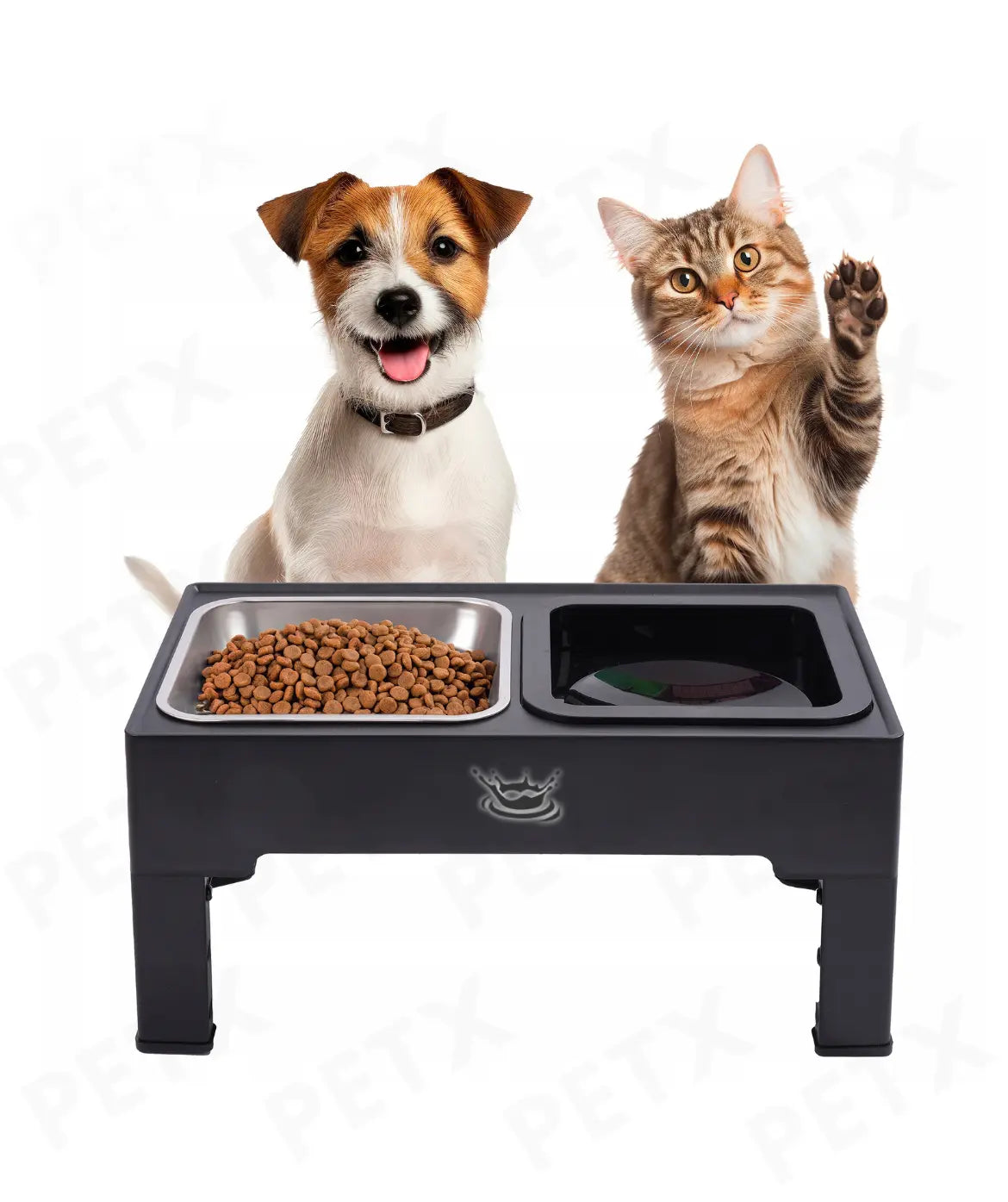 PetX™ Adjustable Elevated Dog Bowl - Zero Splash  & Slow Feeder PetX™